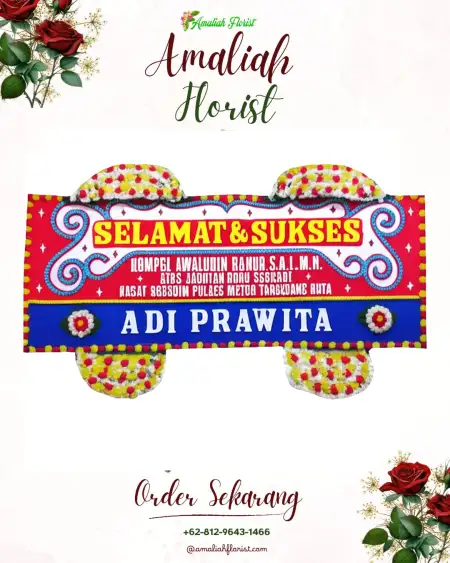 Papan Bunga Ucapan Selamat Pasi